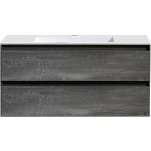 Тумба с раковиной Vincea Luka 100х47 G.Stone, раковина белая (VMC-2L100GS, VCB-13100W)