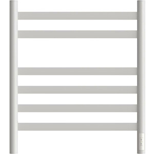 Полотенцесушитель электрический Point Селена П6 500x600 диммер справа, белый (PN16856W)