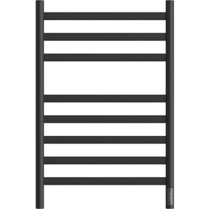 Полотенцесушитель электрический Point Селена П8 500x800 диммер справа, черный (PN16858B)
