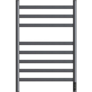 Полотенцесушитель электрический Point Селена П8 500x800 диммер справа, графит премиум (PN16858GR)
