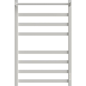 Полотенцесушитель электрический Point Меркурий П7 500x800 с полкой, диммер справа, белый (PN83858PW)
