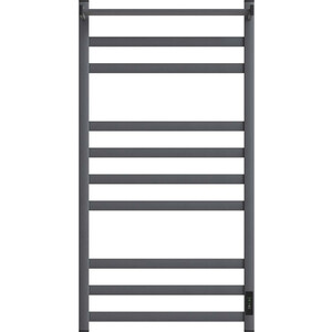 Полотенцесушитель электрический Point Меркурий П9 500x1000 с полкой, диммер справа, графит премиум (PN83850PGR)