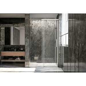 Душевая дверь Veconi Premium Trento PTD-40CH 130х200 прозрачная, хром (PTD40-CH-130-01-C4)