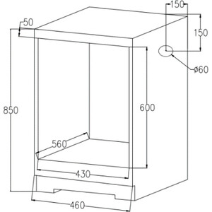Электрический духовой шкаф Weissgauff EOY 456 BM