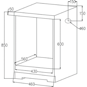Электрический духовой шкаф Weissgauff EOY 459 PDB