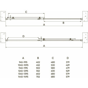 Душевая дверь Veconi Vianno VN-72 100x190 прозрачная, хром (VN72-100-01-C4)