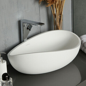 Раковина-чаша Montebianco Onda 60x37 белая матовая (11020)