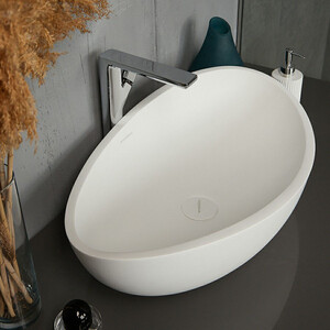 Раковина-чаша Montebianco Onda 60x37 белая матовая (11020)