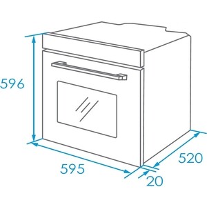 Духовой шкаф электрический AKPO PEA 7009SED03 WH