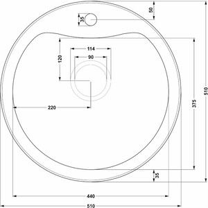 Кухонная мойка Seaman Eco Roma SMR-510A.A Steel Satin