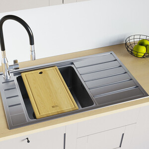 Кухонная мойка Seaman Eco Roma SMR-8650A.0 Steel Satin