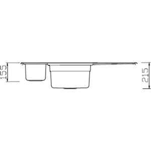 Кухонная мойка Seaman Eco Roma SMR-9750B2.0 Steel Satin