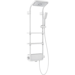 Душевая система AQUAme с термостатом, белая (AQM8003W)