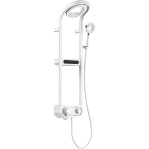 Душевая система AQUAme с термостатом, белая (AQM8004W)