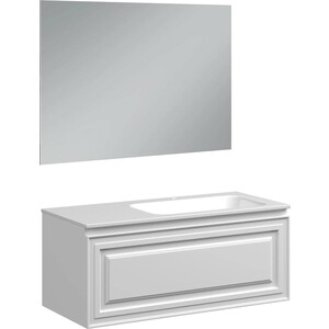 Мебель для ванной Sancos Very 100х45 правая, Bianco