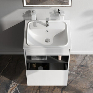 Тумба под раковину Am.Pm Func 60х50 белый глянец (M8FFUX0601WG)