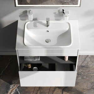 Тумба под раковину Am.Pm Func 80х50 белый глянец (M8FFUX0801WG)