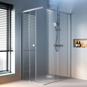 Душевой уголок Am.Pm X-Joy Square Slide 120х90 прозрачный, матовый хром (W94G-403-12090-MT)