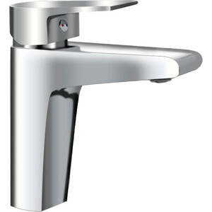 Смеситель для раковины AQUAme Prato с донным клапаном, хром (AQMP6121)