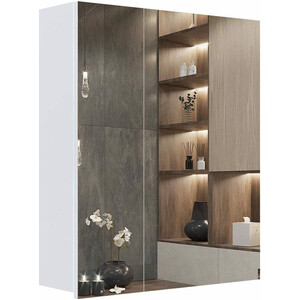 Зеркальный шкаф Sanstar 60х70 белый (116.1-2.4.1.)