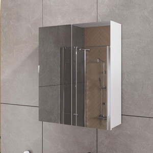 Зеркальный шкаф Sanstar 70х70 белый (39.1-2.4.1.)