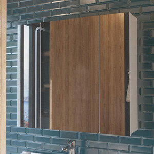 Зеркальный шкаф Sanstar 80х70 белый (150.1-2.4.1.)