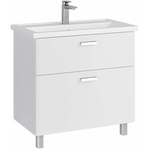 Тумба под раковину Sanstar Gretta 80х45 белая (332.1-1.5.1.)