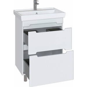 Тумба с раковиной Sanstar Адель 50х40 белая (210.1-1.4.1.КЕНИ)