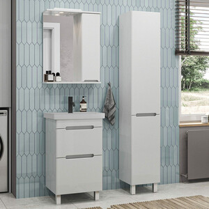 Тумба с раковиной Sanstar Адель 50х40 белая (210.1-1.4.1.КЕНИ)