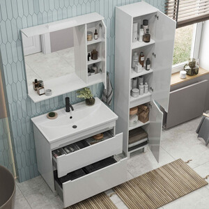 Тумба под раковину Sanstar Адель 80х45 белая (170.1-1.4.1.)