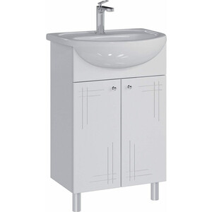 Тумба под раковину Sanstar Июнь 55х30 белая (335.1-1.4.1.)