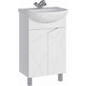 Тумба под раковину Sanstar Каскад 50х30 белая (355.1-1.4.1.)