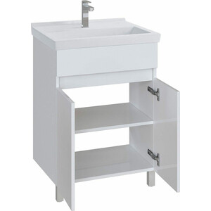 Тумба под раковину Sanstar Квадро 60х40 белая (124.1-1.4.1.)