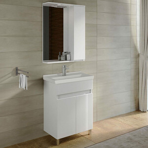 Тумба под раковину Sanstar Квадро 60х40 белая (124.1-1.4.1.)