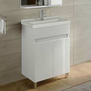 Тумба под раковину Sanstar Квадро 60х40 белая (124.1-1.4.1.)