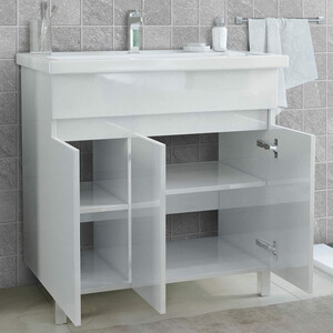 Тумба под раковину Sanstar Квадро 80х45 белая (126.1-1.4.1.)