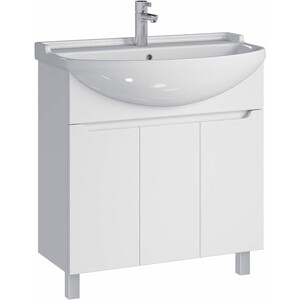 Тумба под раковину Sanstar Лайн 80х30 белая (348.1-1.5.1.)