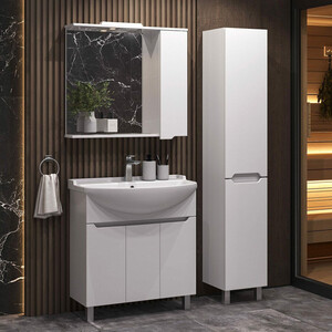 Тумба под раковину Sanstar Лайн 80х30 белая (348.1-1.5.1.)