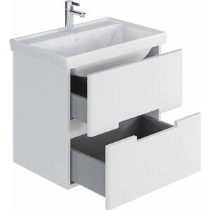 Тумба с раковиной Sanstar Ориана 50х40 белая (369.1-1.4.1.КЕНИ)