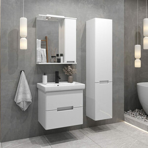 Тумба с раковиной Sanstar Ориана 50х40 белая (369.1-1.4.1.КЕНИ)