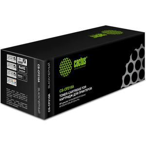 Картридж Cactus CS-CF218A black ((1400стр.) для HP LaserJet M104/ M132) (CS-CF218A)