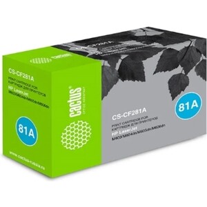 Картридж Cactus CS-CF281A black ((10500стр.) для HP LaserJet Enterprise M630/M604n/M605n/M606dn) (CS-CF281A)