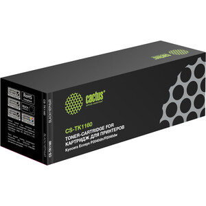 Картридж Cactus CS-TK1160 black ((7200стр.) для Kyocera Ecosys P2040dn/P2040dw) (CS-TK1160)