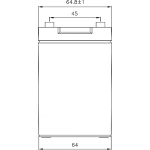 Батарея CSB HR1234W F2 12V 9Ah