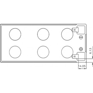 Батарея CSB HR1234W F2 12V 9Ah