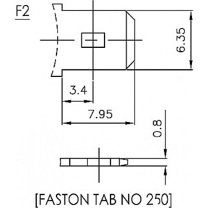 Батарея CSB HR1234W F2 12V 9Ah