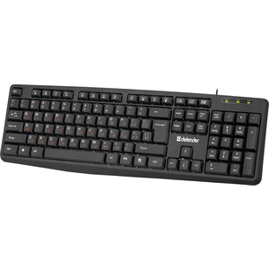 Клавиатура Defender Concept HB-164 black (USB, 104 кл. +12FN) (45164)