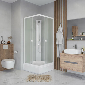 Душевая кабина Niagara Promo P90/26Q/MT/BK 90х90х200