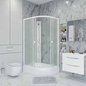 Душевая кабина Niagara Promo P100/80/26L/MT/BK 100х80х200 левая