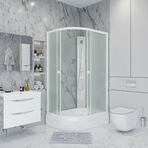 Душевая кабина Niagara Promo P110/80/26R/MT/BK 110х80х200 правая